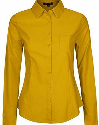 Camisa amarela com botões