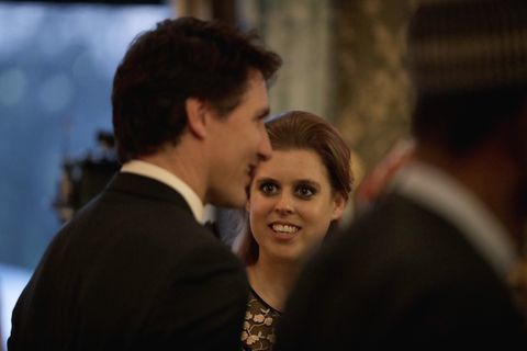 Beatrice princesa de York e Justin Trudeau