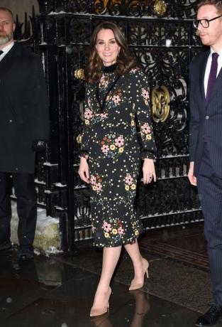 vestido floral Kate Middleton