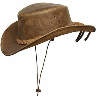 Chapéu de Cowboy de Couro 
