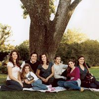 foto de família amy grant e vince gil