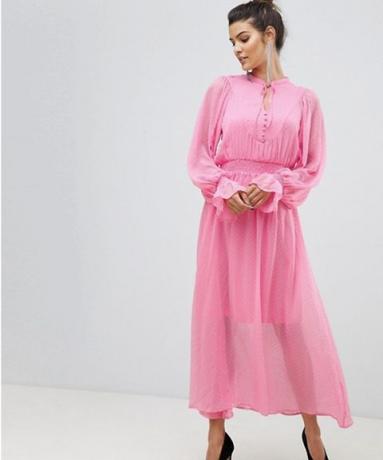 ASOS pink dress